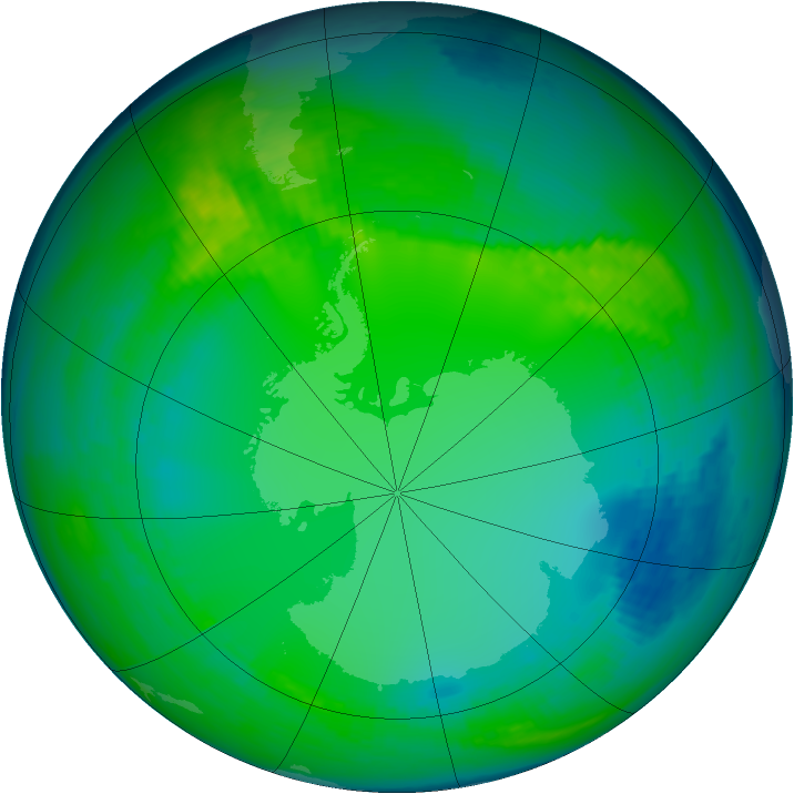 Ozone Map 2002-07-23